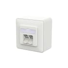 METZ CONNECT - E-DAT C6A IDC 2 Port AP verkehrsweiß