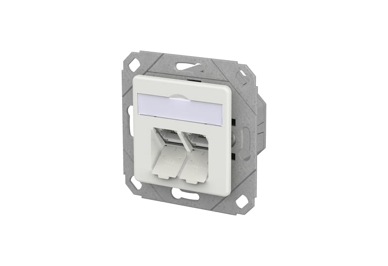 METZ CONNECT - E-DAT C6A IDC 2 Port UPK verkehrsweiß