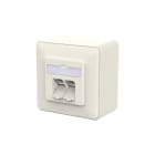 METZ CONNECT - E-DAT C6A LSA++ 2 Port AP reinweiß