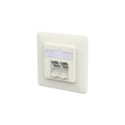 METZ CONNECT - E-DAT C6A LSA++ 2 Port UP reinweiß