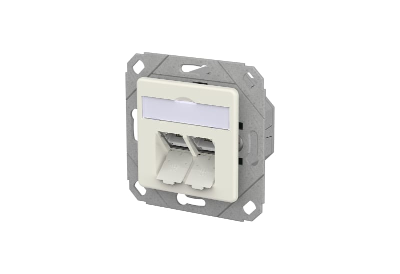 METZ CONNECT - E-DAT C6A LSA++ 2 Port UPK reinweiß