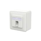 METZ CONNECT - E-DAT C6A LSA++ 1 Port AP verkehrsweiß