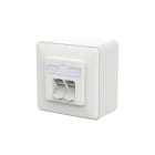 METZ CONNECT - E-DAT C6A LSA++ 2 Port AP verkehrsweiß
