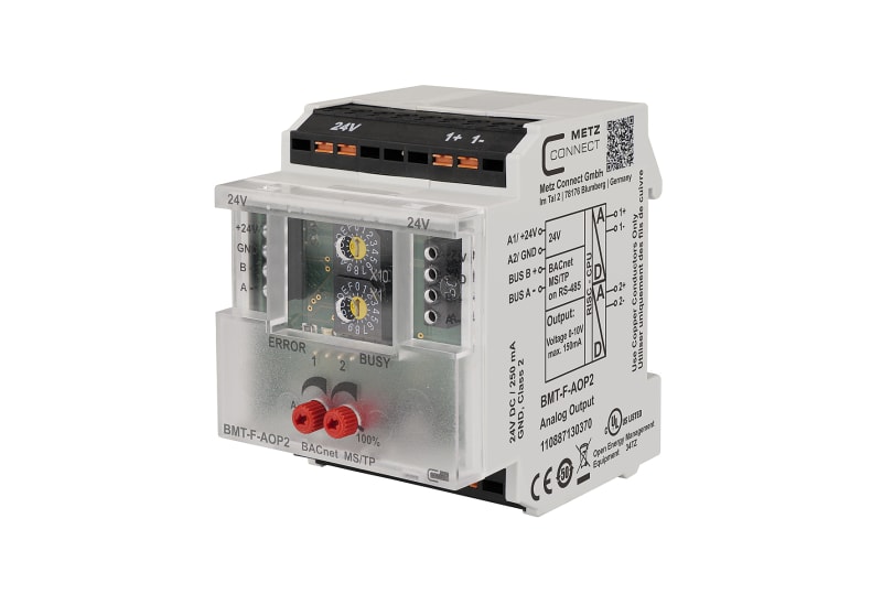 METZ CONNECT - BMT-F-AOP2 BACnet MS/TP