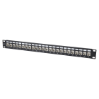 METZ CONNECT - E-DAT modul K 24 Port 180° 1HE, schwarz
