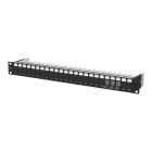 METZ CONNECT - C6Amodul 24 Port 180°M 1HE, schwarz