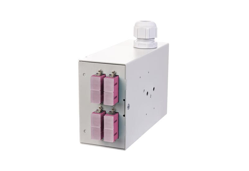 METZ CONNECT - OpDAT REG K splice 4xSC-D OM4 mit Crimpspleißhalter