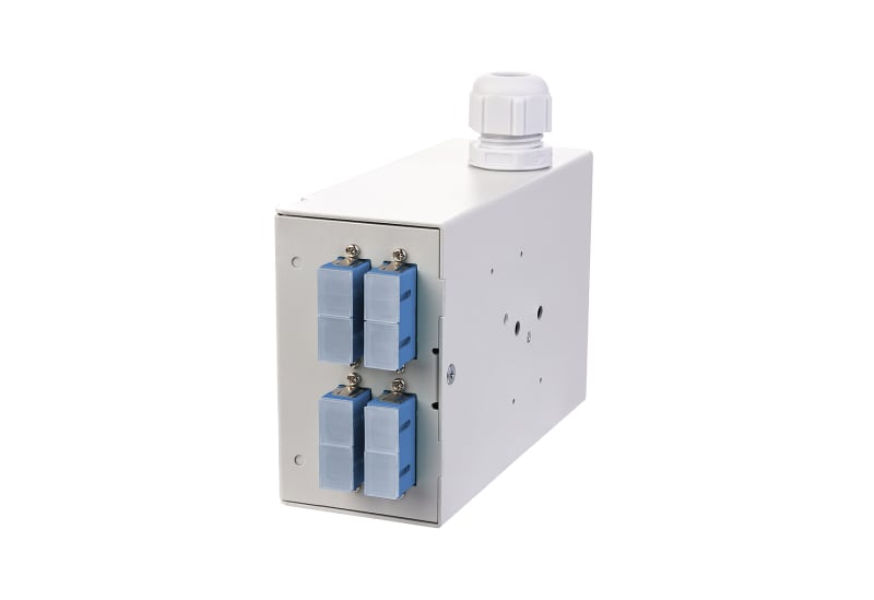 METZ CONNECT - OpDAT REG K splice 4xSC-D OS2 mit Crimpspleißhalter