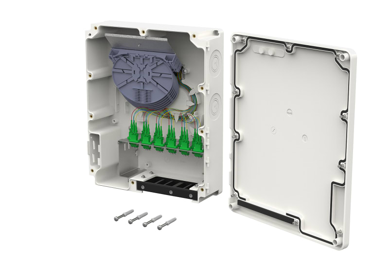 METZ CONNECT - OpDAT MV 12xLC-D APC OS2 splice IP65