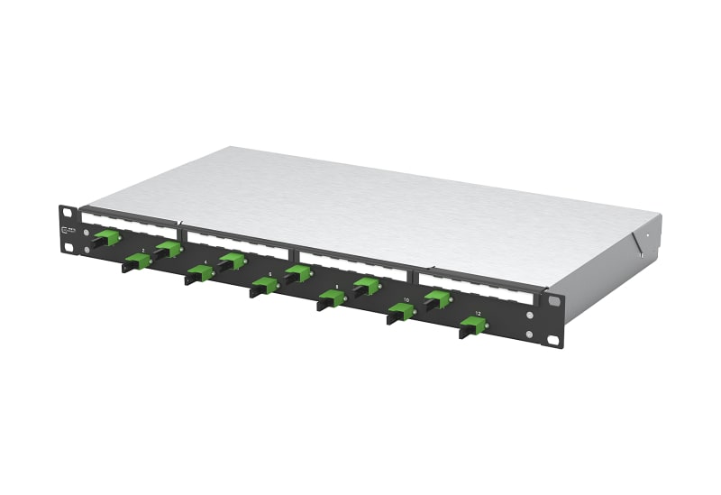 METZ CONNECT - OpDAT fix2 Patchfeld VIK 12xE2000-S APC OS2 schwarz