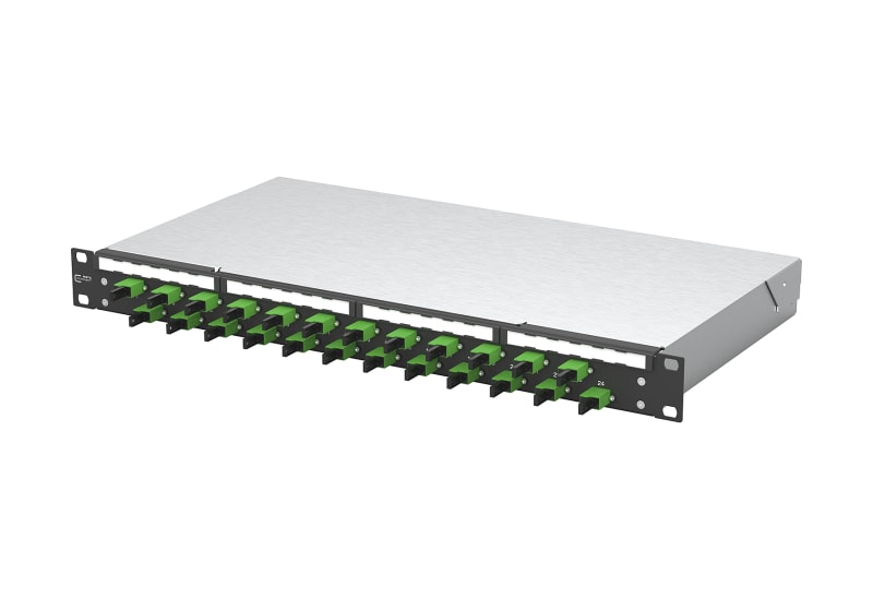 METZ CONNECT - OpDAT fix2 Patchfeld VIK 24xE2000-S APC OS2 schwarz