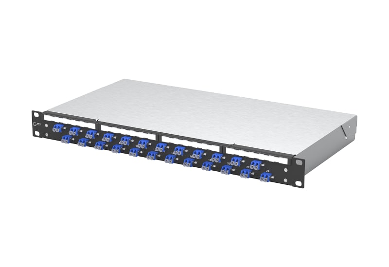 METZ CONNECT - OpDAT fix2 Patchfeld VIK 24xLC-D OS2 schwarz