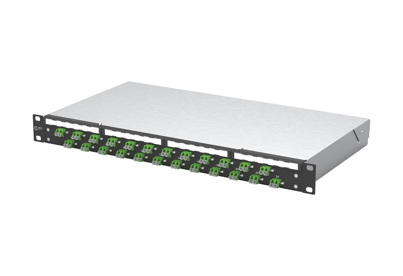 METZ CONNECT - OpDAT fix2 Patchfeld VIK 24xLC-D APC OS2 schwarz