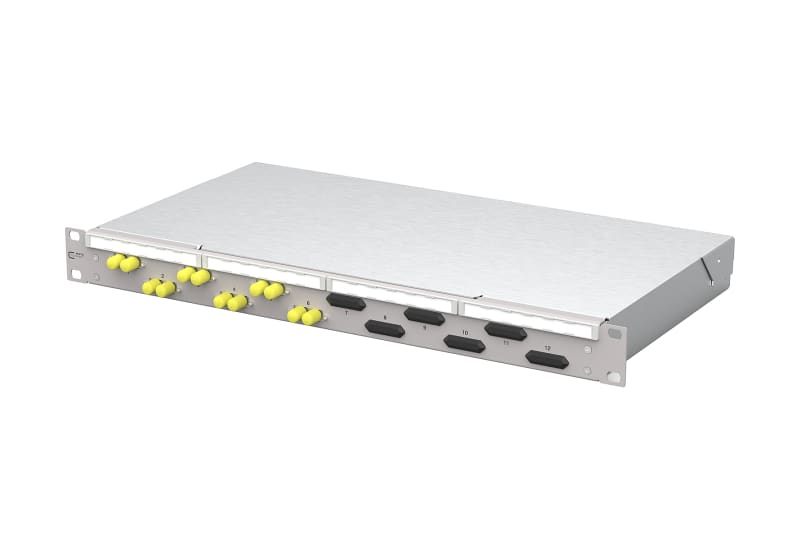 METZ CONNECT - OpDAT fix2 Patchfeld VIK 6xST-D grau