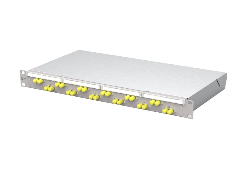 METZ CONNECT - OpDAT fix2 Patchfeld VIK 12xST-D grau