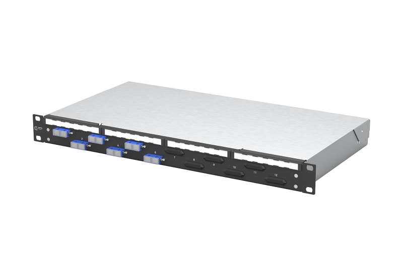 METZ CONNECT - OpDAT fix2 Patchfeld VIK 6xSC-D OS2 schwarz