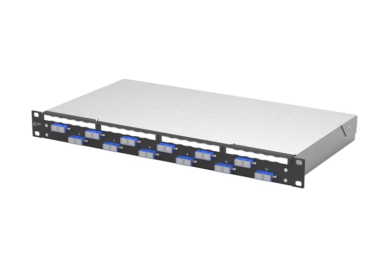 METZ CONNECT - OpDAT fix2 Patchfeld VIK 12xSC-D OS2 schwarz