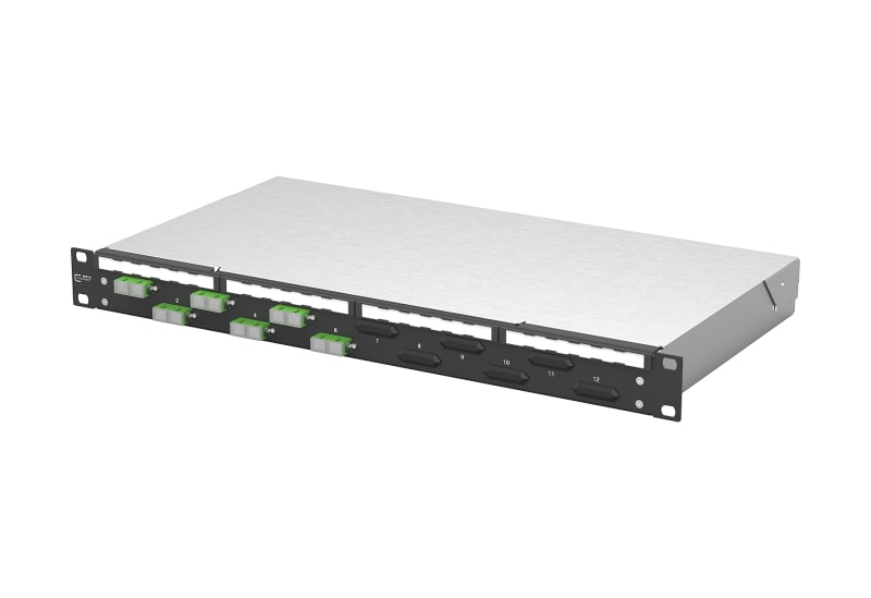 METZ CONNECT - OpDAT fix2 Patchfeld VIK 6xSC-D APC OS2 schwarz