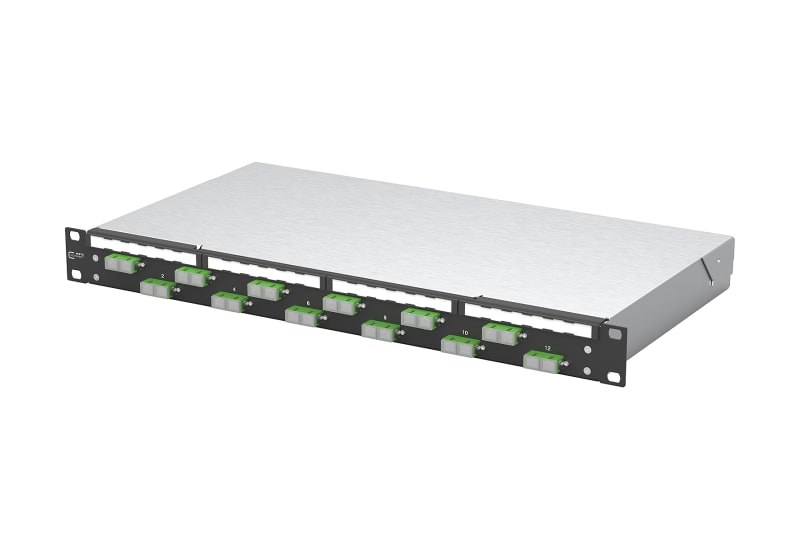 METZ CONNECT - OpDAT fix2 Patchfeld VIK 12xSC-D APC OS2 schwarz