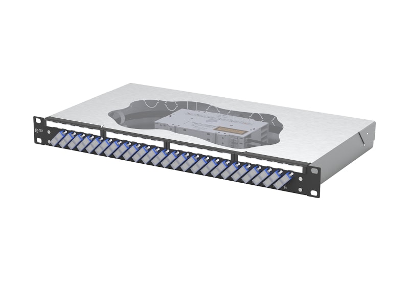 METZ CONNECT - OpDAT fix2 Patchfeld splice 24xSC-D OS2 schwarz