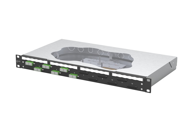 METZ CONNECT - OpDAT fix2 Patchfeld splice 6xSC-D APC OS2 schwarz