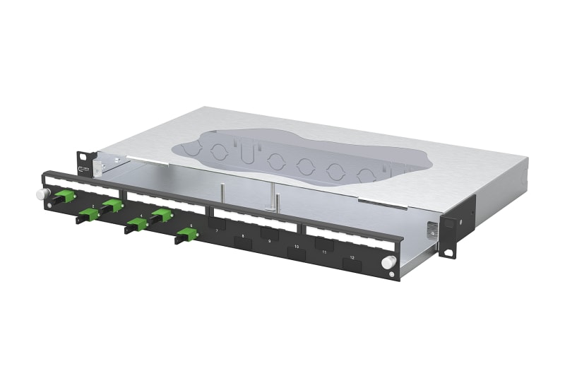 METZ CONNECT - OpDAT slide2 Patchfeld VIK 6xE2000-S APC OS2 schwarz