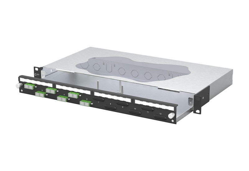 METZ CONNECT - OpDAT slide2 Patchfeld VIK 6xSC-D APC OS2 schwarz