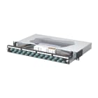 METZ CONNECT - OpDAT slide2 Patchfeld splice 24xLC-D OM3 schwarz