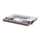 METZ CONNECT - OpDAT slide2 Patchfeld splice 24xLC-D OM4 schwarz