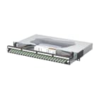 METZ CONNECT - OpDAT slide2 Patchfeld splice 24xSC-D APC OS2 schwarz