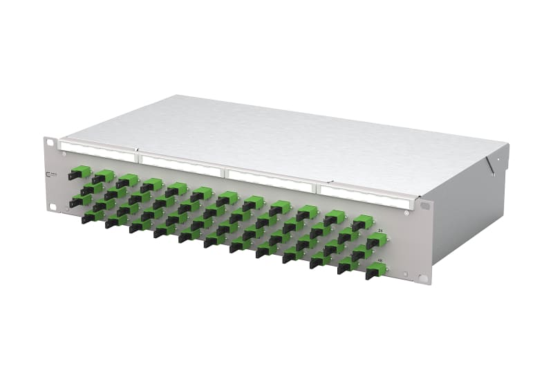 METZ CONNECT - OpDAT fix2 Patchfeld VIK 48xE2000-S APC OS2 grau
