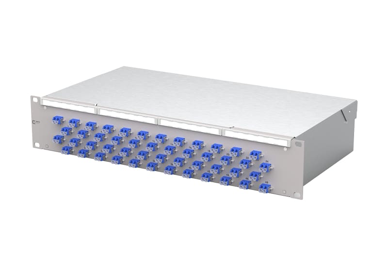 METZ CONNECT - OpDAT fix2 Patchfeld VIK 48xLC-D OS2 grau