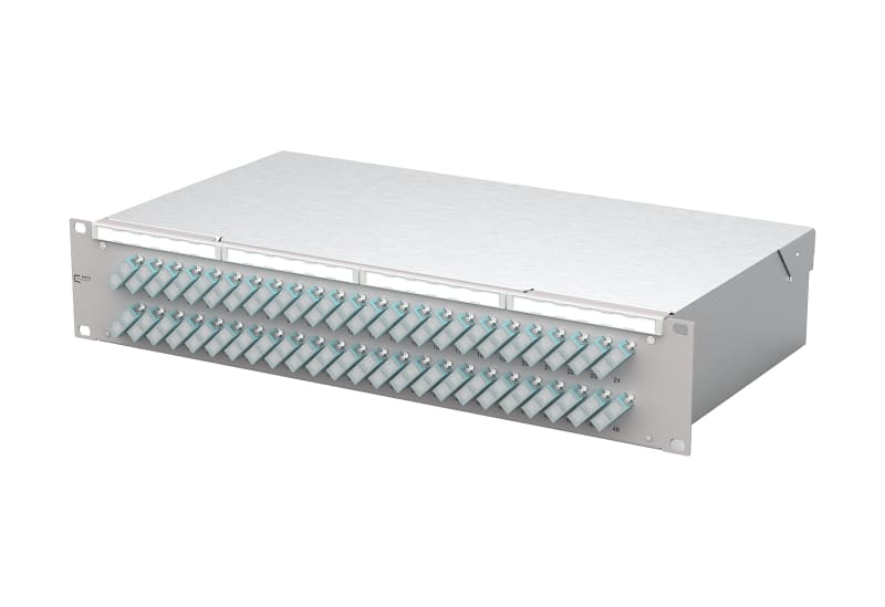 METZ CONNECT - OpDAT fix2 Patchfeld VIK 48xSC-D OM3 grau