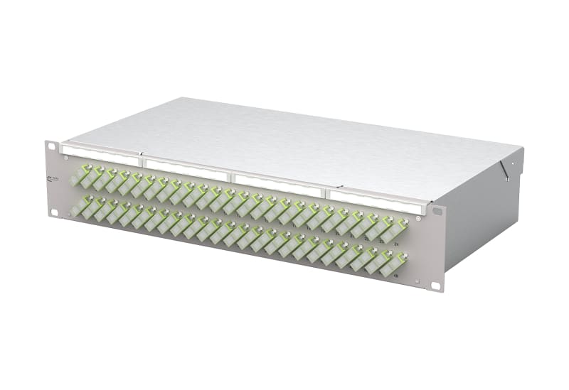 METZ CONNECT - OpDAT fix2 Patchfeld VIK 48xSC-D OM5 grau