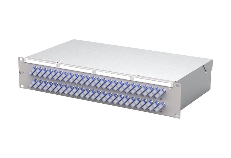 METZ CONNECT - OpDAT fix2 Patchfeld VIK 48xSC-D OS2 grau