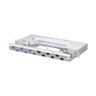 METZ CONNECT - OpDAT slide2 K Patchfeld splice 6xLC-D OS2 grau