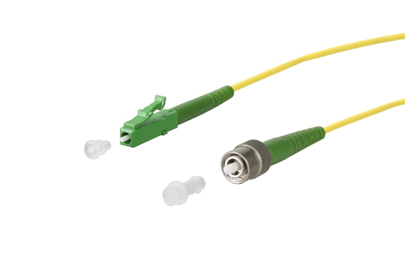 METZ CONNECT - OpDAT Patchkabel LC-S APC/FC APC OS2, 0,5 m