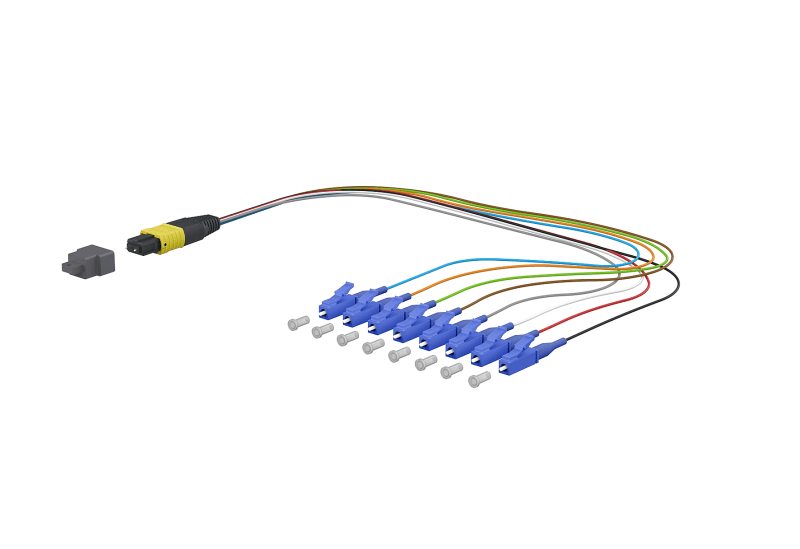 METZ CONNECT - OpDAT Ader-Fanout MTP-M/8xLC-S OS2 0,3 m