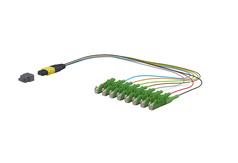 METZ CONNECT - OpDAT Ader-Fanout MTP-M/8xE2000-S APC OS2 0,3 m