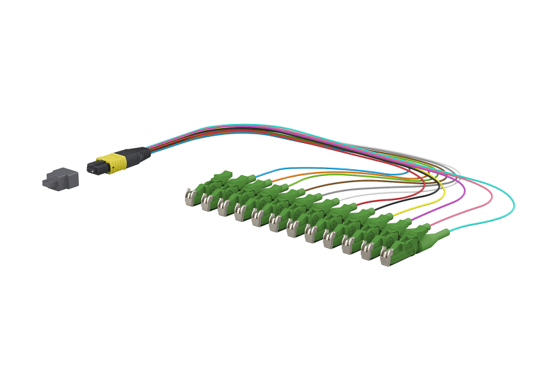 METZ CONNECT - OpDAT Ader-Fanout MTP-M/12xE2000-S APC OS2 0,3 m