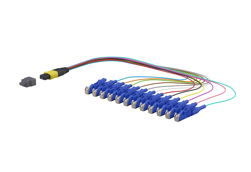 METZ CONNECT - OpDAT Ader-Fanout MTP-M/12xE2000-S OS2 0,3 m