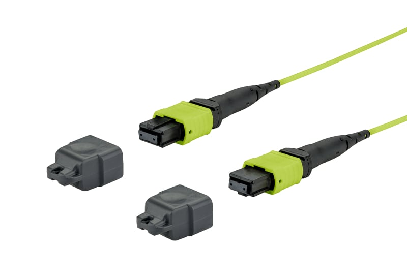 METZ CONNECT - OpDAT Patchkabel MTP-F/MTP-F OM5, Ø2,0 mm, 12 Fasern, 2,0 m
