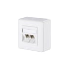METZ CONNECT - E-DAT modul 2 Port AP Cat.6A, verkehrsweiß