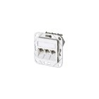 METZ CONNECT - E-DAT modul 3 Port UPk Cat.6A, verkehrsweiß