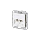 METZ CONNECT - C6Amodul 2 Port 180°M UPk verkehrsweiß