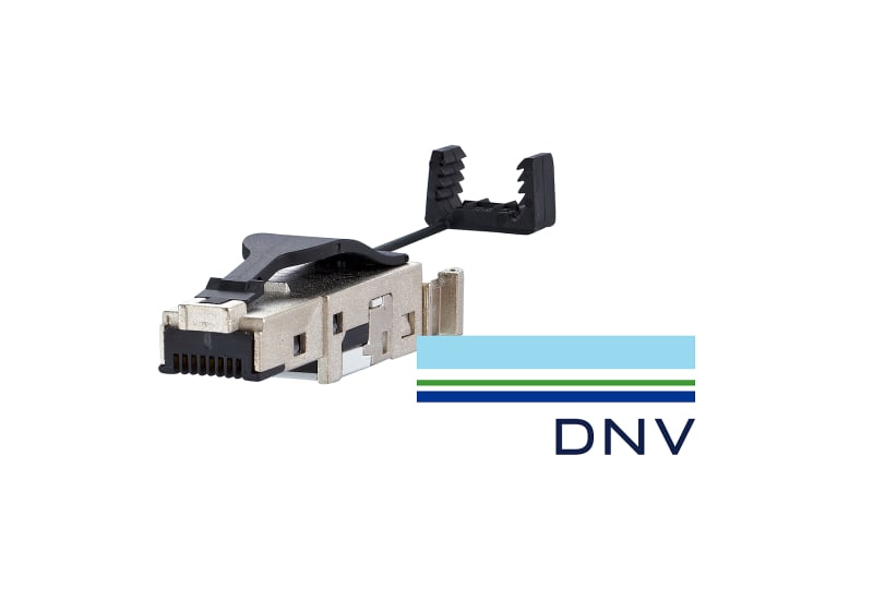 METZ CONNECT - E-DAT Industry RJ45 field plug schwarz Cat.6 Class EA DNV