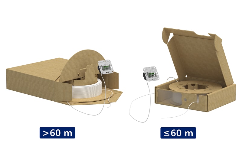 METZ CONNECT - OpDAT VGAD UP0 splice 4xLC APC OS2, 40,0 m, Kabel ø 2,3 mm