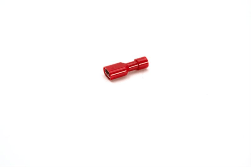 CEMBRE - RF-F608P Flachsteckhülse isol.PC 6,3x0,8 rot