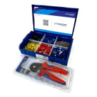 SONEPAR - L-BOXX MINI CRIMPMASTER 1601-teilig, Aderendhülsen isoliert 1.5 - 16mm² inkl. Knipex Crimpzange