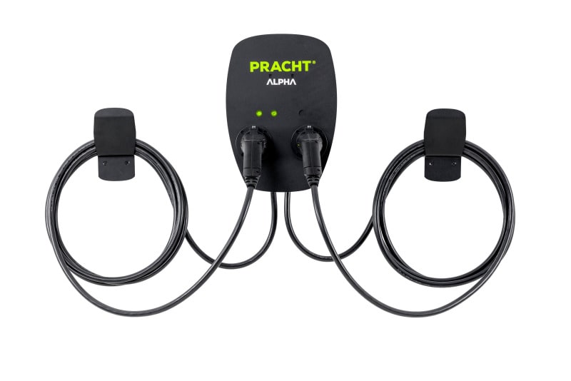 PRACHT INDUSTRY - Ladestation ALPHA XT+ 22kW 2xTyp-2, 2x5,5m Ladekabel, RFID Modul, RS485